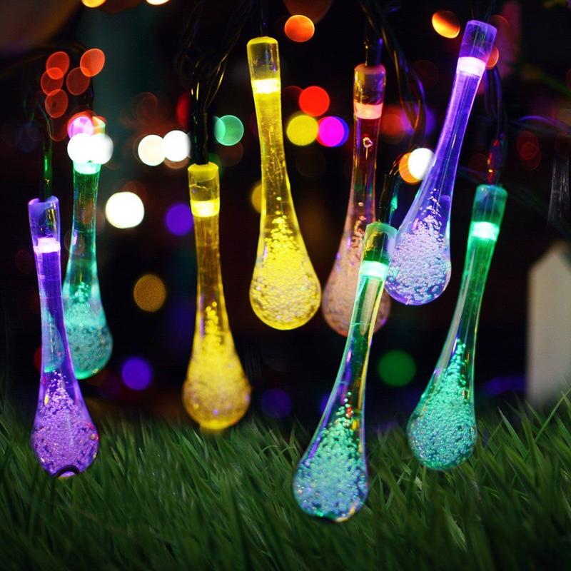 Solar Led Drop Light Chain
