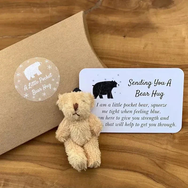 Little Portable Plush Bear - Cosy Companion for on the Go