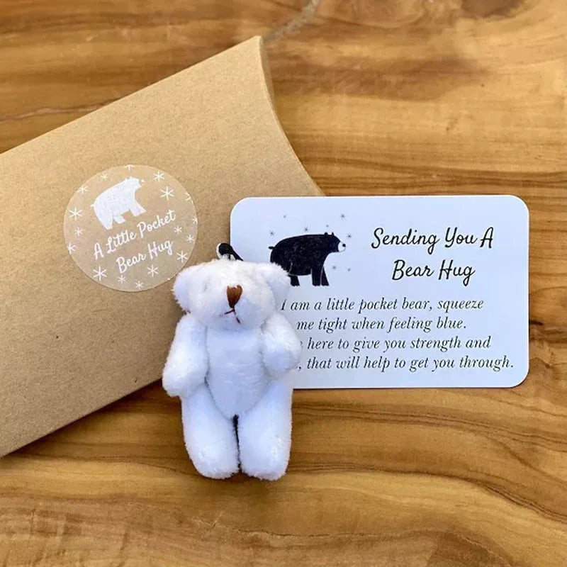 Little Portable Plush Bear - Cosy Companion for on the Go