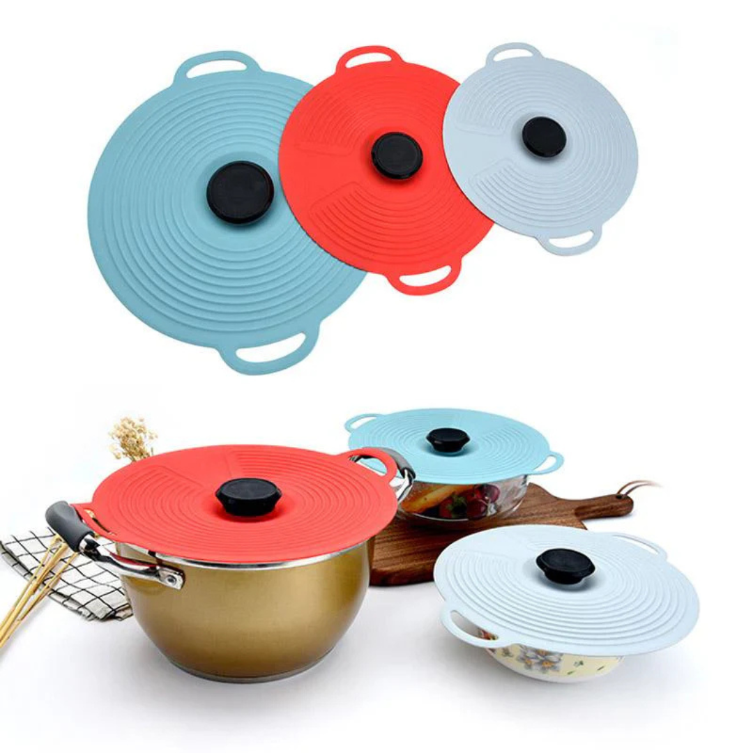 Frischefix - the Reusable Self - Sealing Silicone Lid