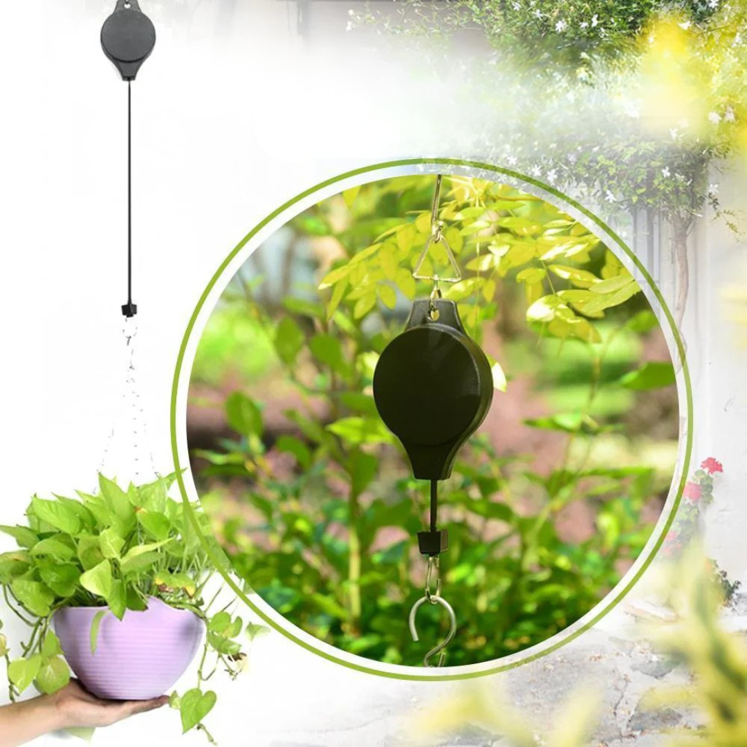 Flexihanger - Height - Adjustable Plant Holder for Garden & Balcony