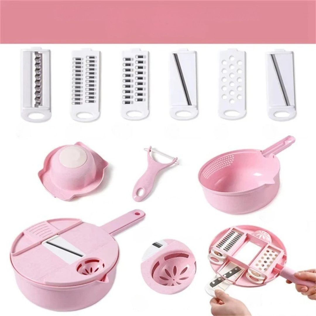 Versatile Vegetable Cutter Set (12 Pieces)