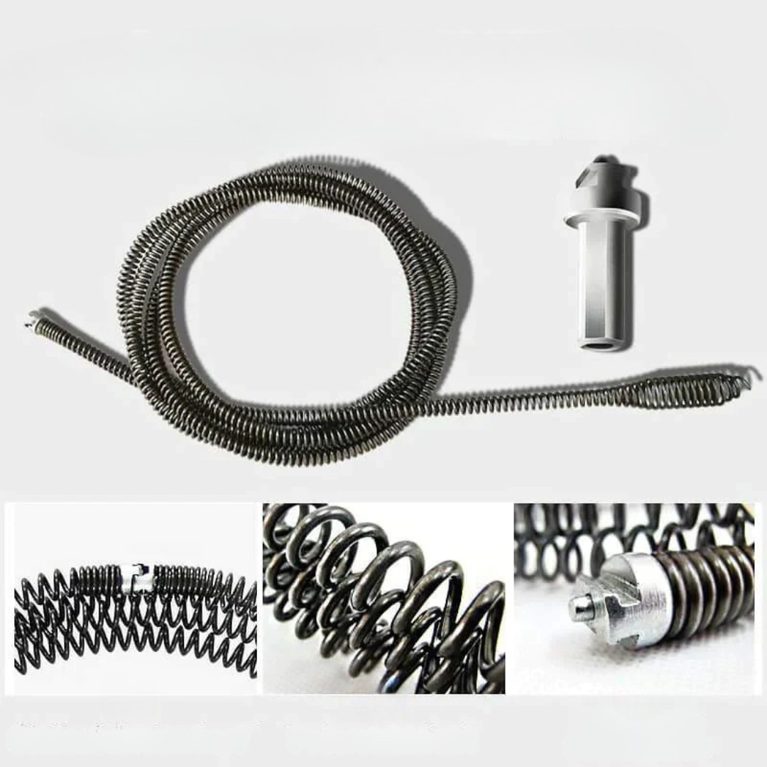 Drain Cleaning Spiral for Drilling Machines