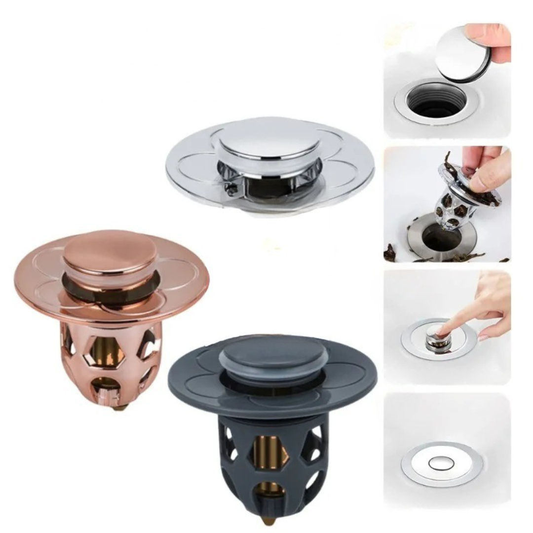 Universal Washbasin Drain Plug - Perfect Fit for Every Washbasin