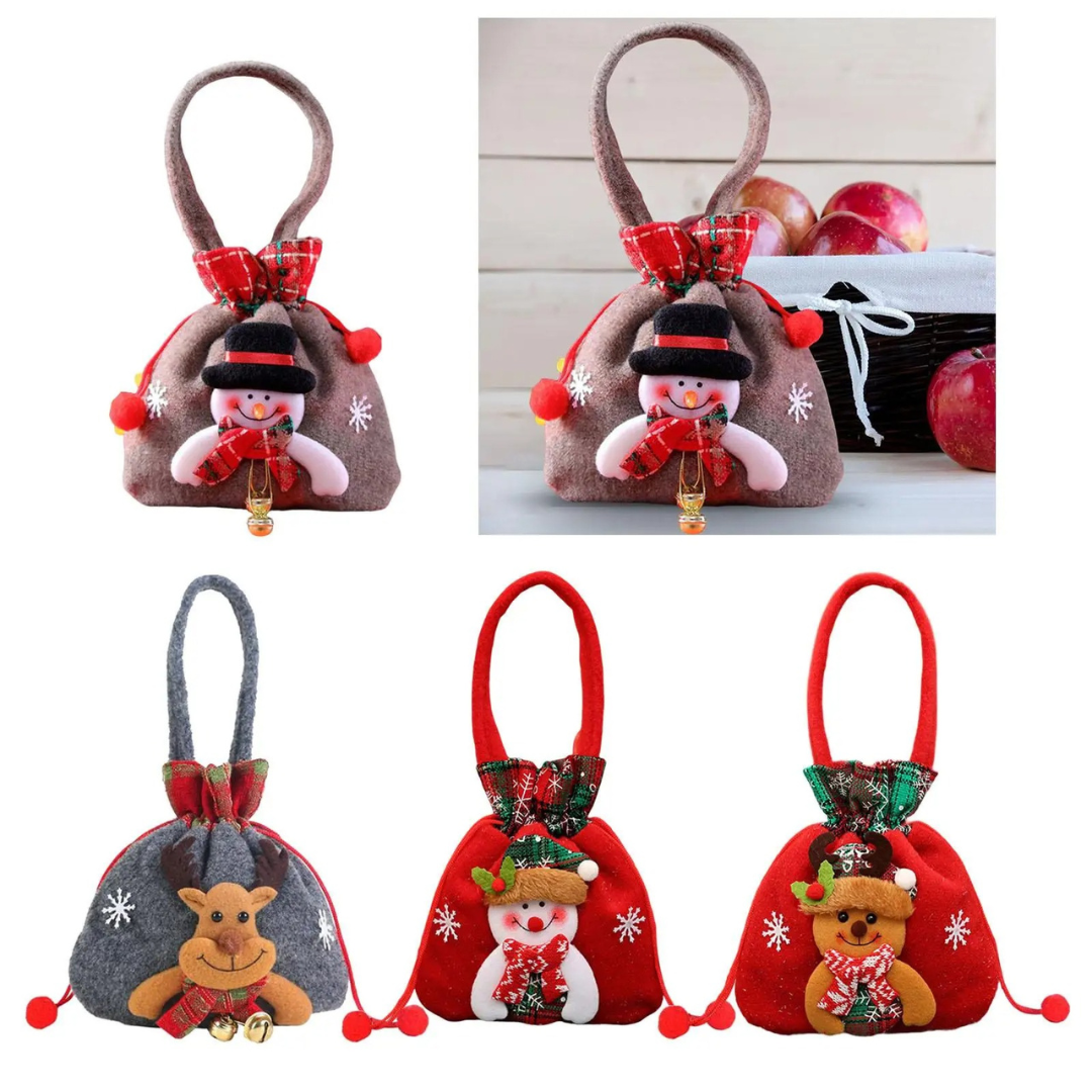 Christmas Gift Bags in Doll Style
