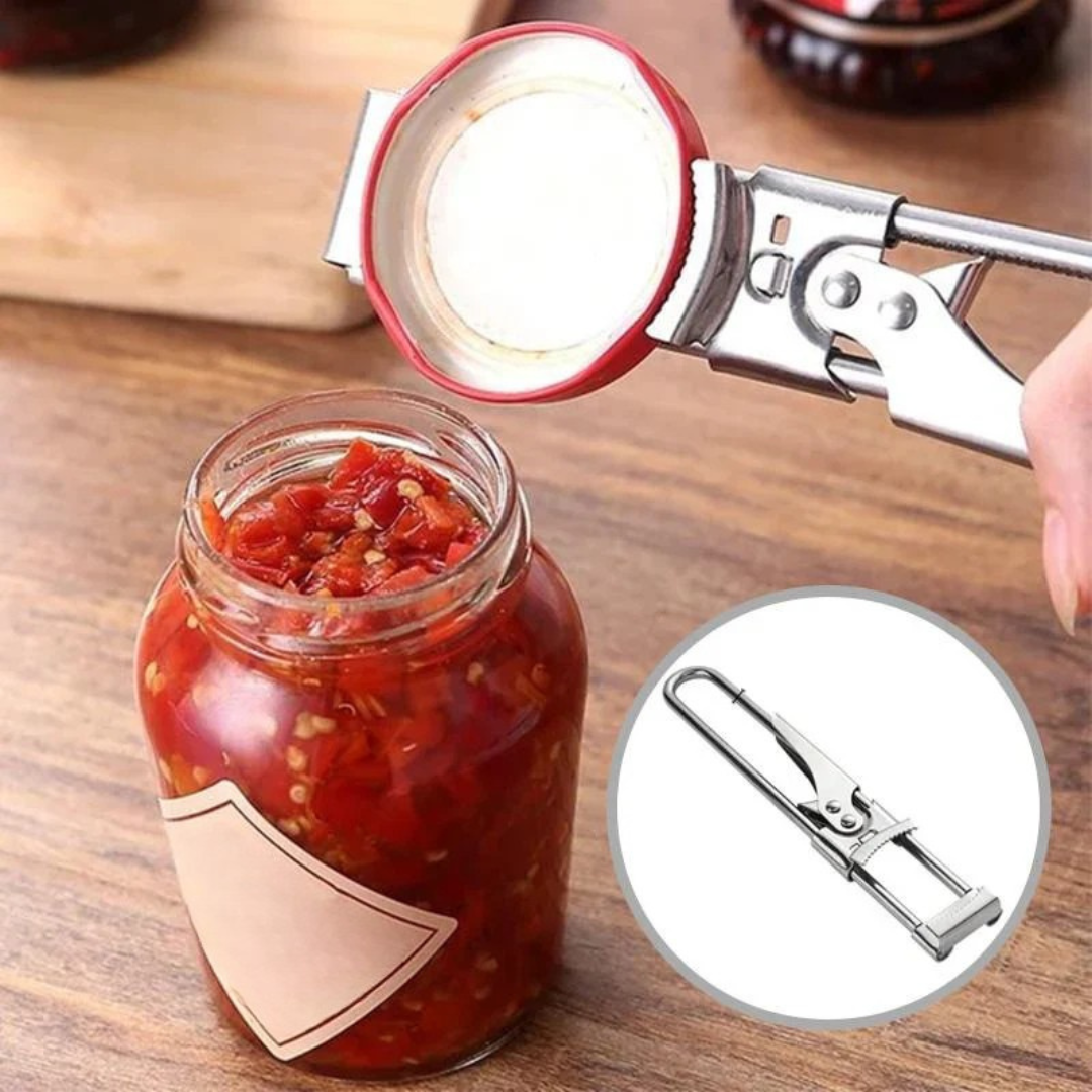 Adjustable Stainless Steel Lid Opener