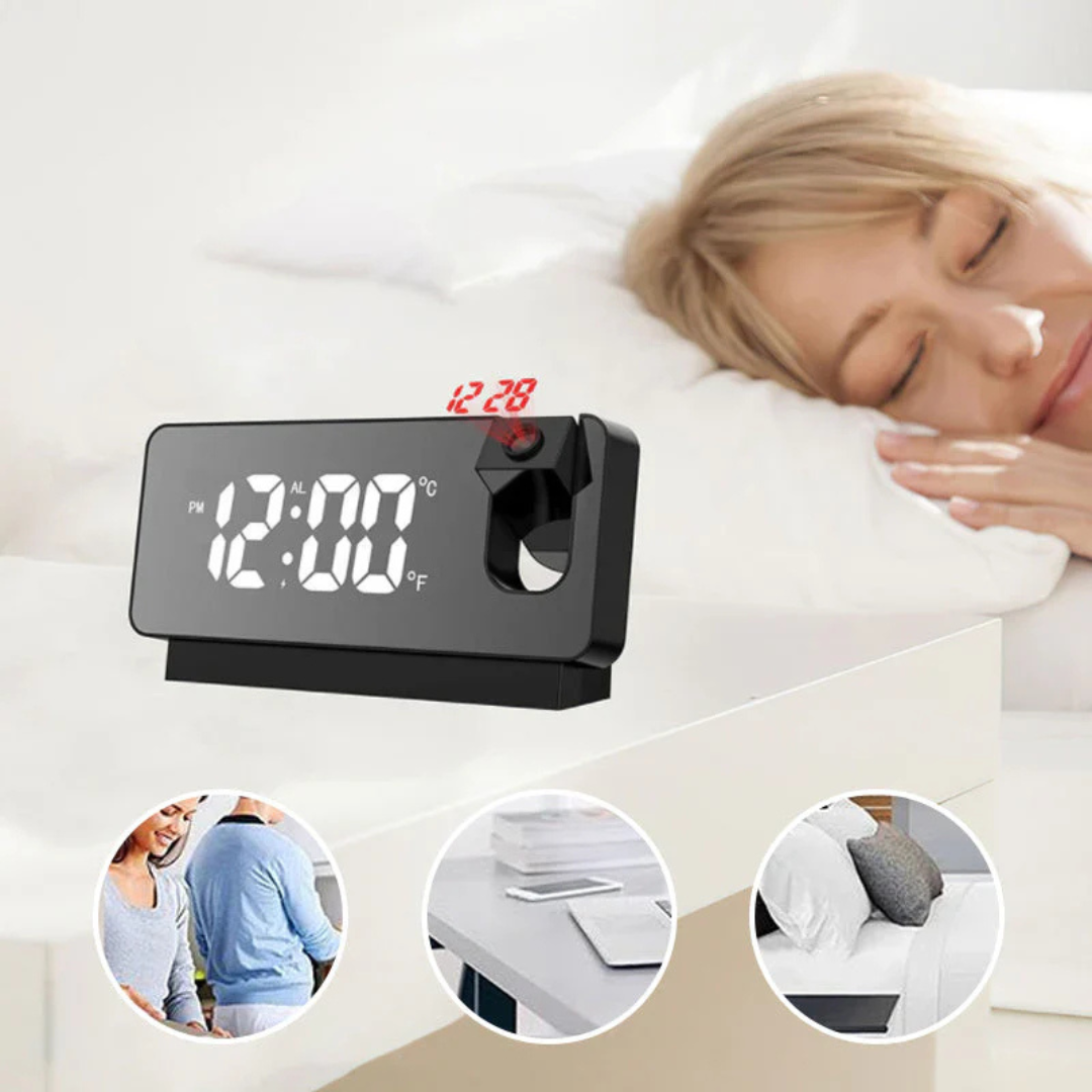 Zeitwurf - Digital Projection Clock for Wall & Ceiling