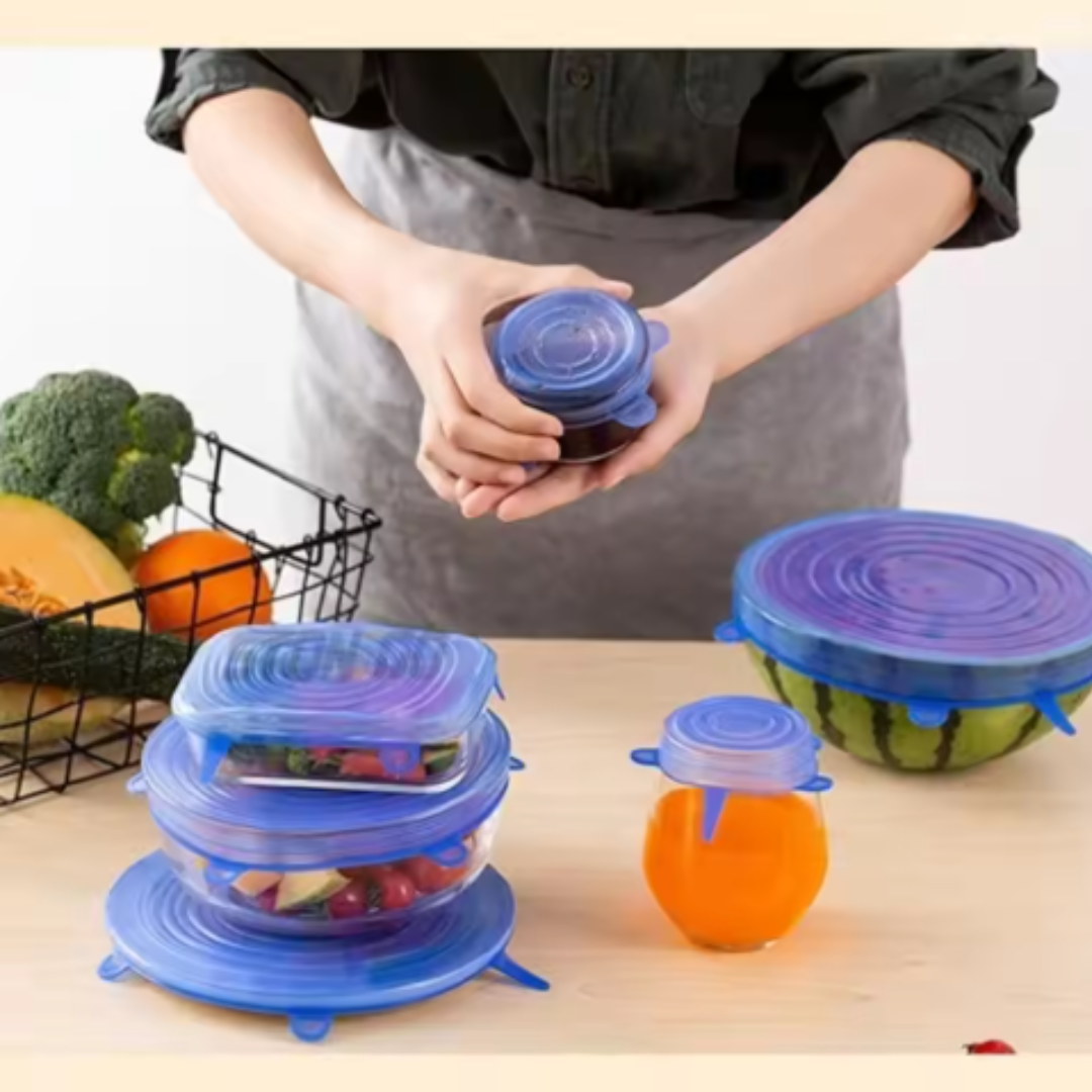 Practical Silicone Cover Bonnet Set (5 - Piece)