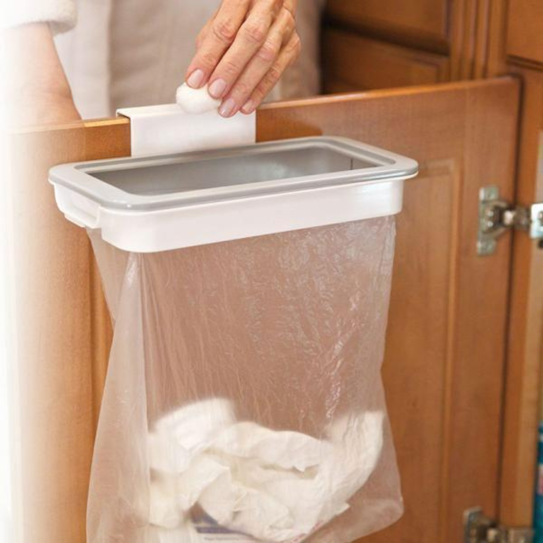 Compact Bin Liner Holder for on the Go