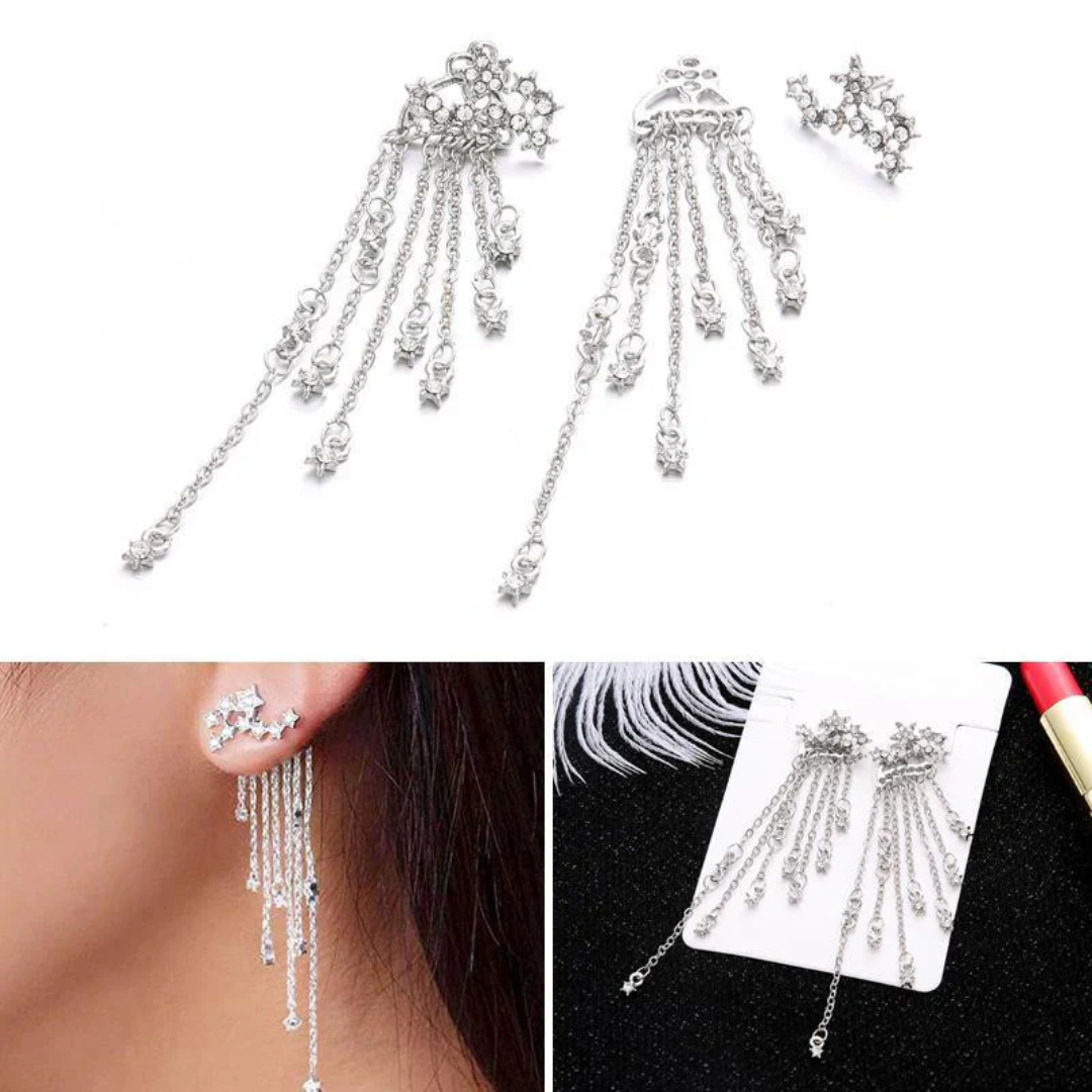 Bohemian Star Tassel Earrings