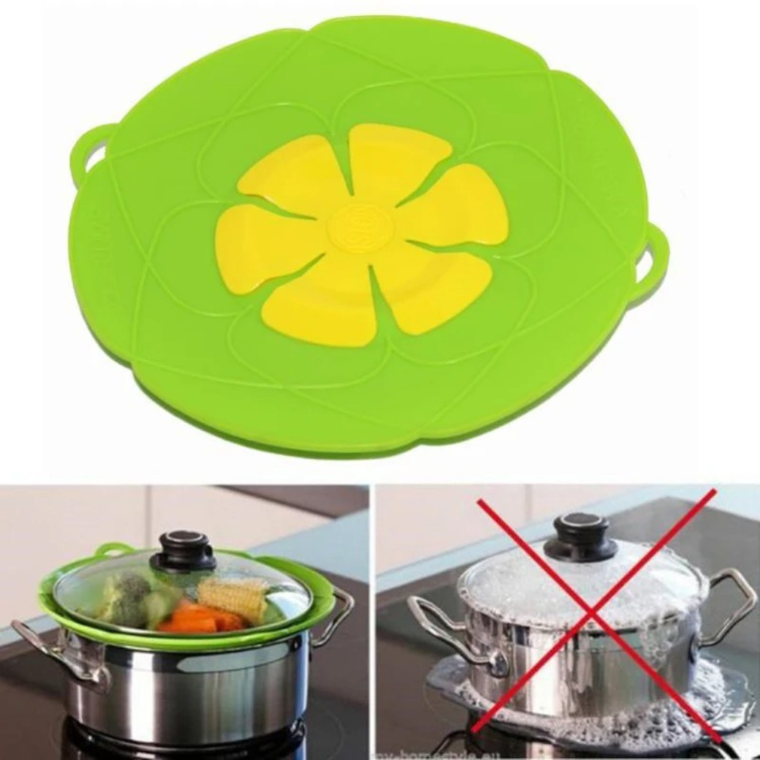 Flower - Shaped Silicone Overflow Protection - Perfect for Clean Cooking