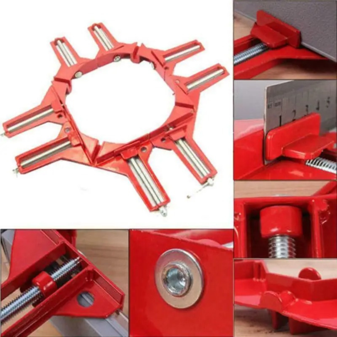 90 ° Right - Angled Fixed Clamp - the Perfect Helper for Your Wood and Craft Projects!