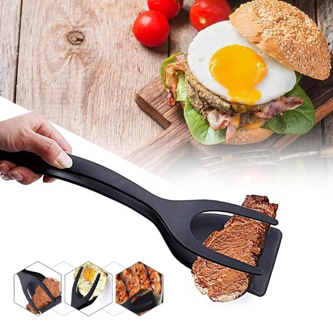Multifunctional Kitchen Helper - Tongs and Spatula in One