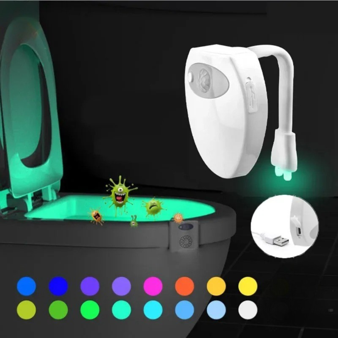 Led Toilet Light with Uv Sterilisation - 16 Colours