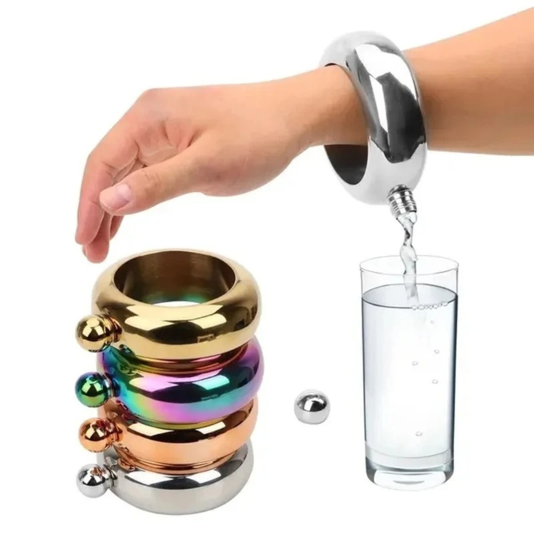 Wristband Bottle for Stylish Drinks