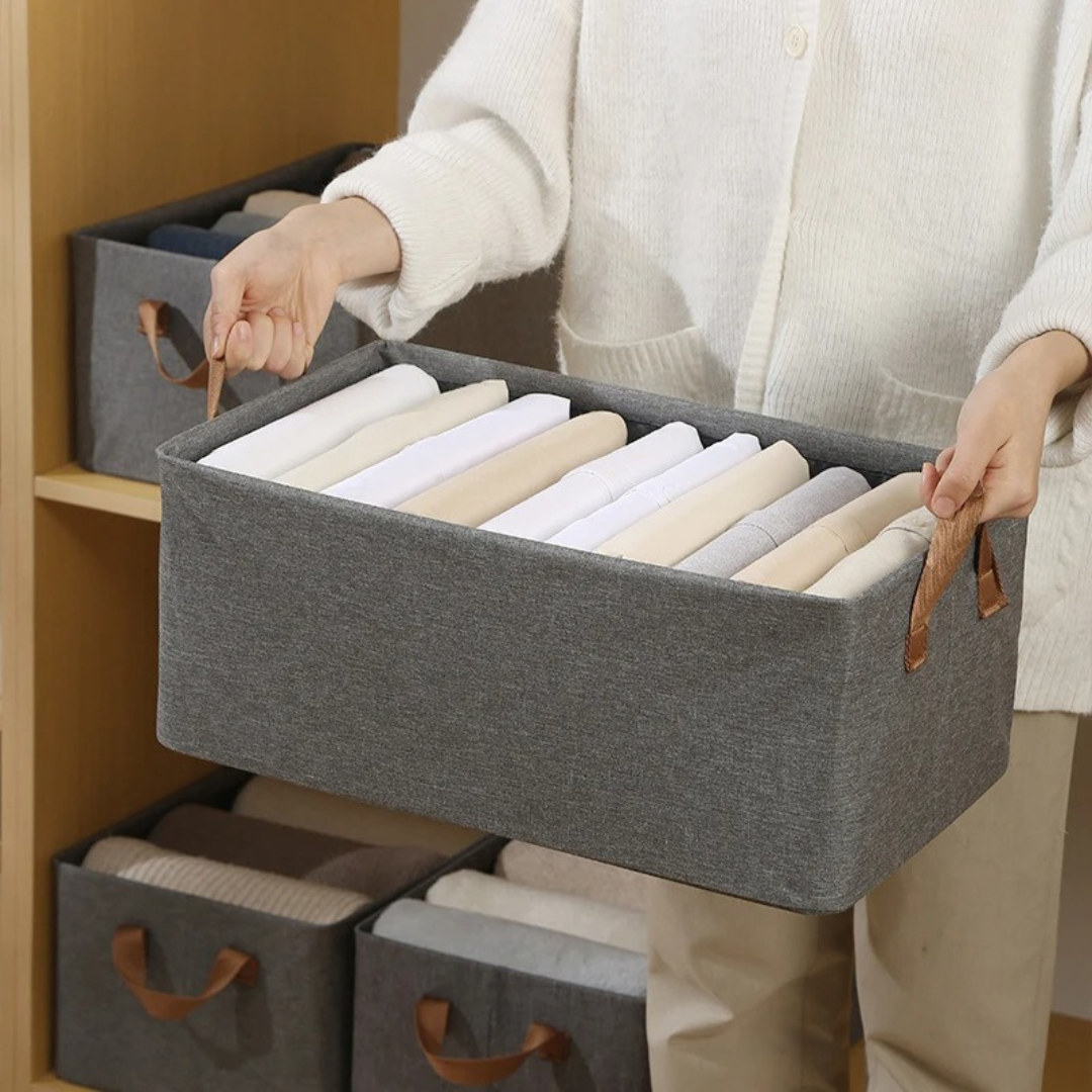 Foldable Storage Box with Handles