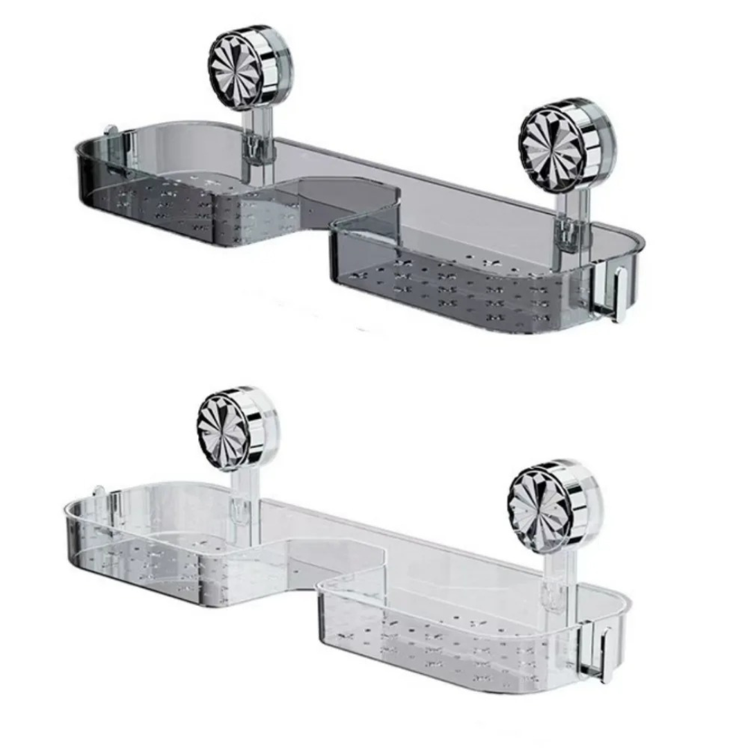 Folding Bathroom Shelf with Suction Cups