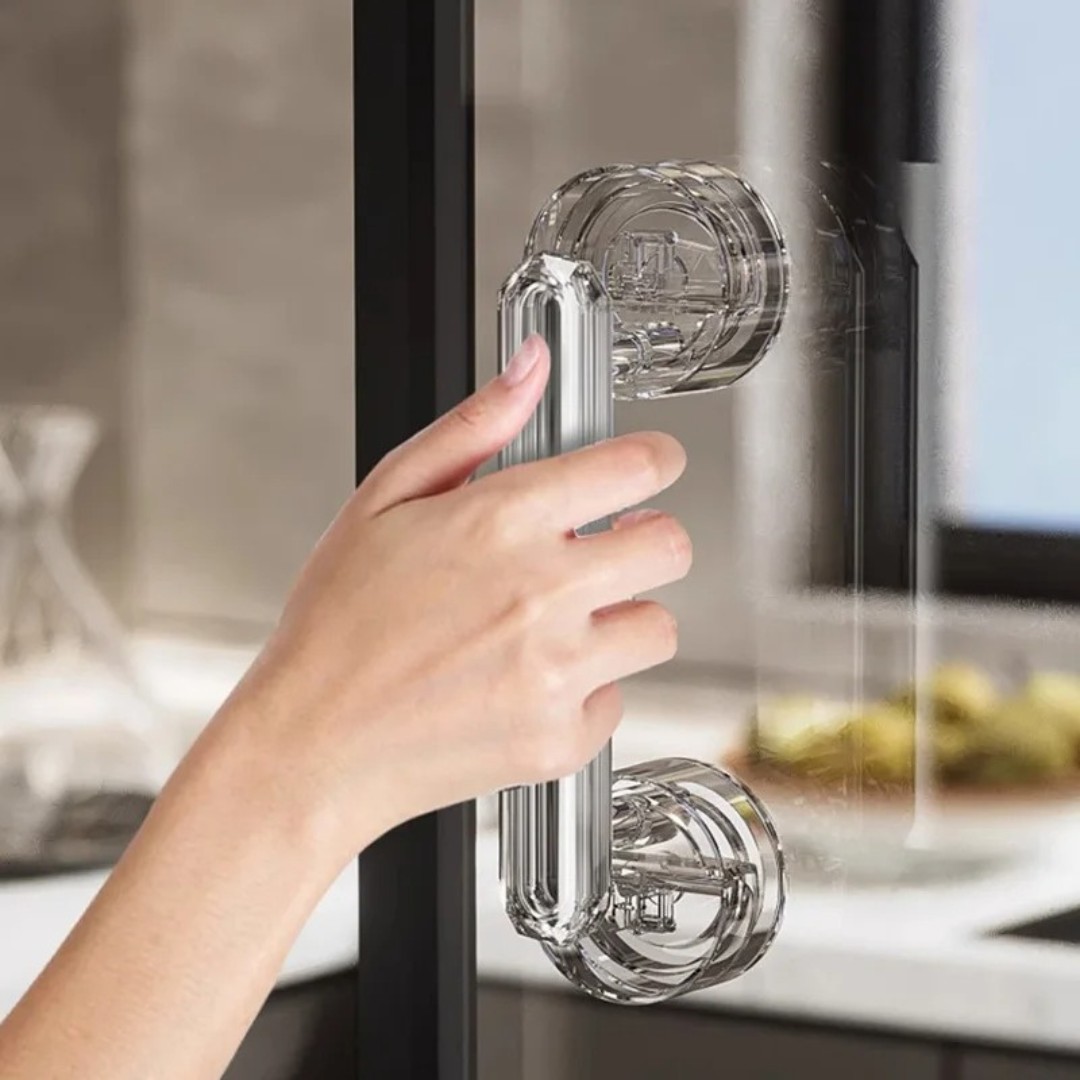 Flexible Door Handle with Suction Cup