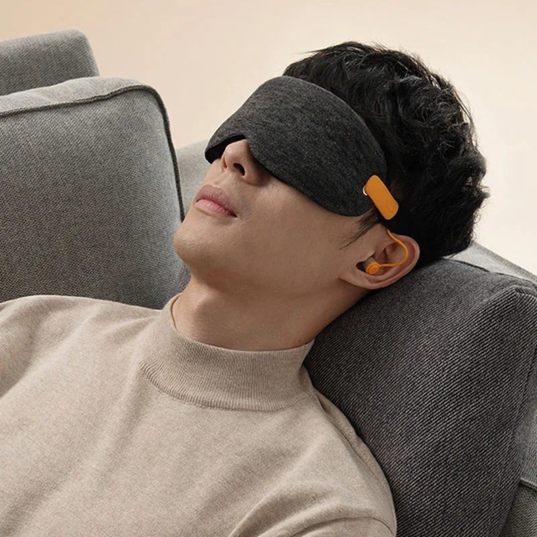 Sleepease Eye Mask with Integrated Earplugs