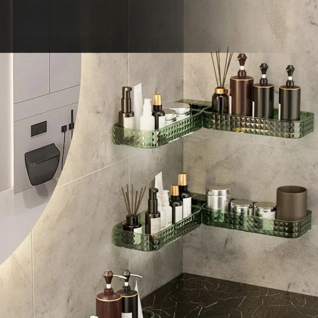 Rotatable Corner Wall Shelf - Space - Saving Storage