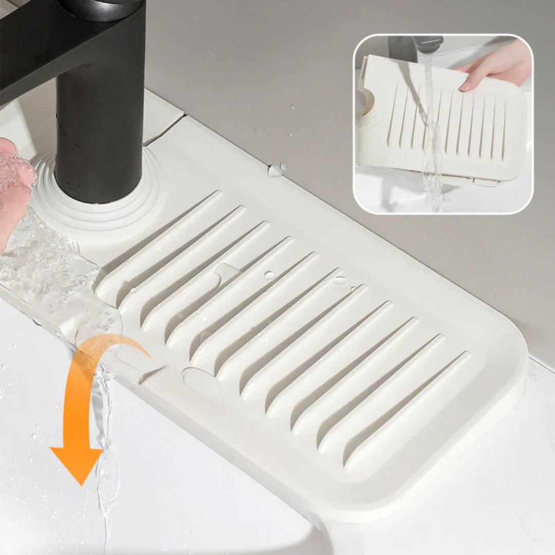 Foldable Silicone Draining Mat - Clean & Dry Work Surfaces