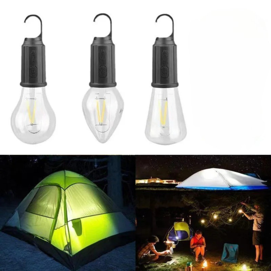 Retro Camping Lamp with Type C Charging