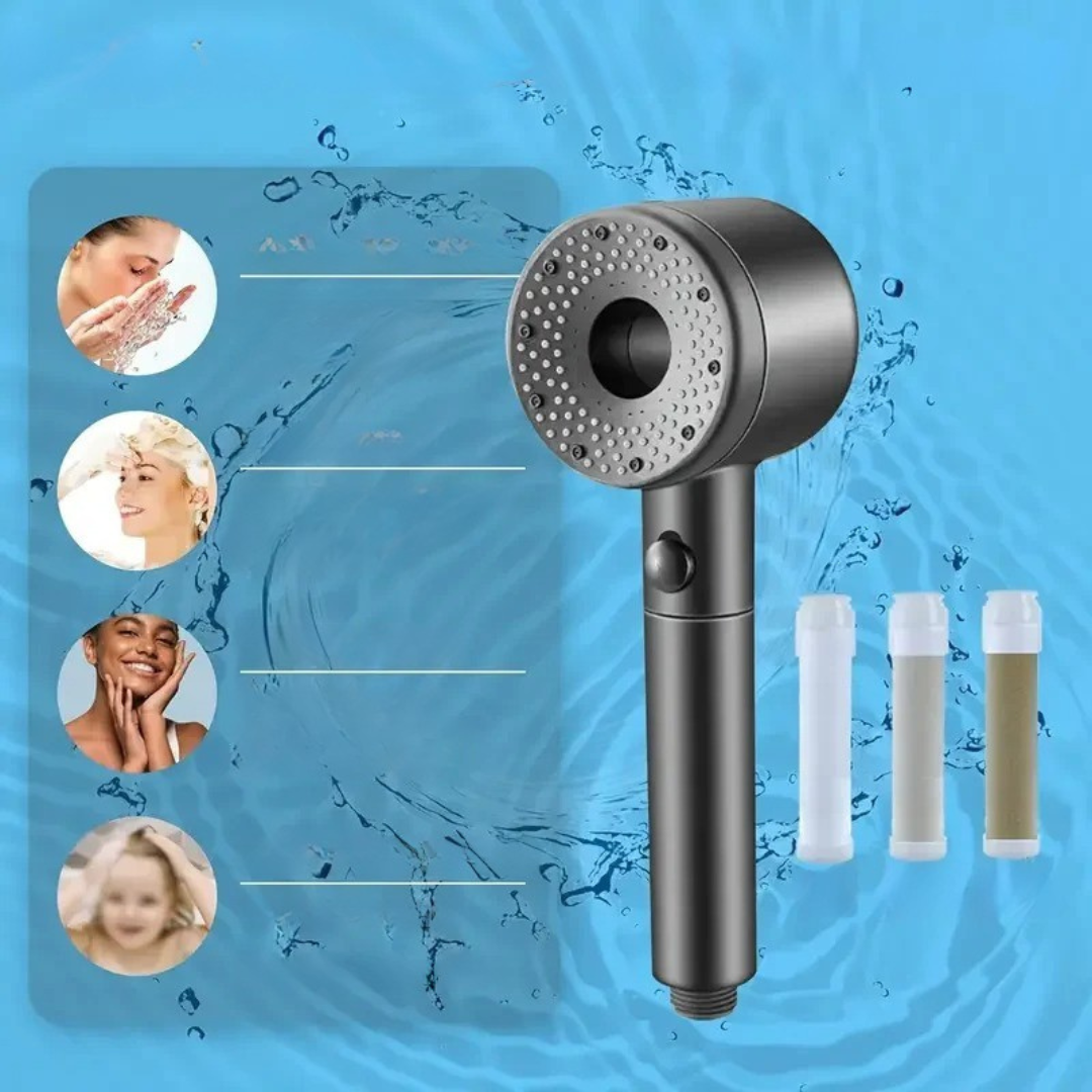 High - Performance Shower Filter with Water Pressure Booster