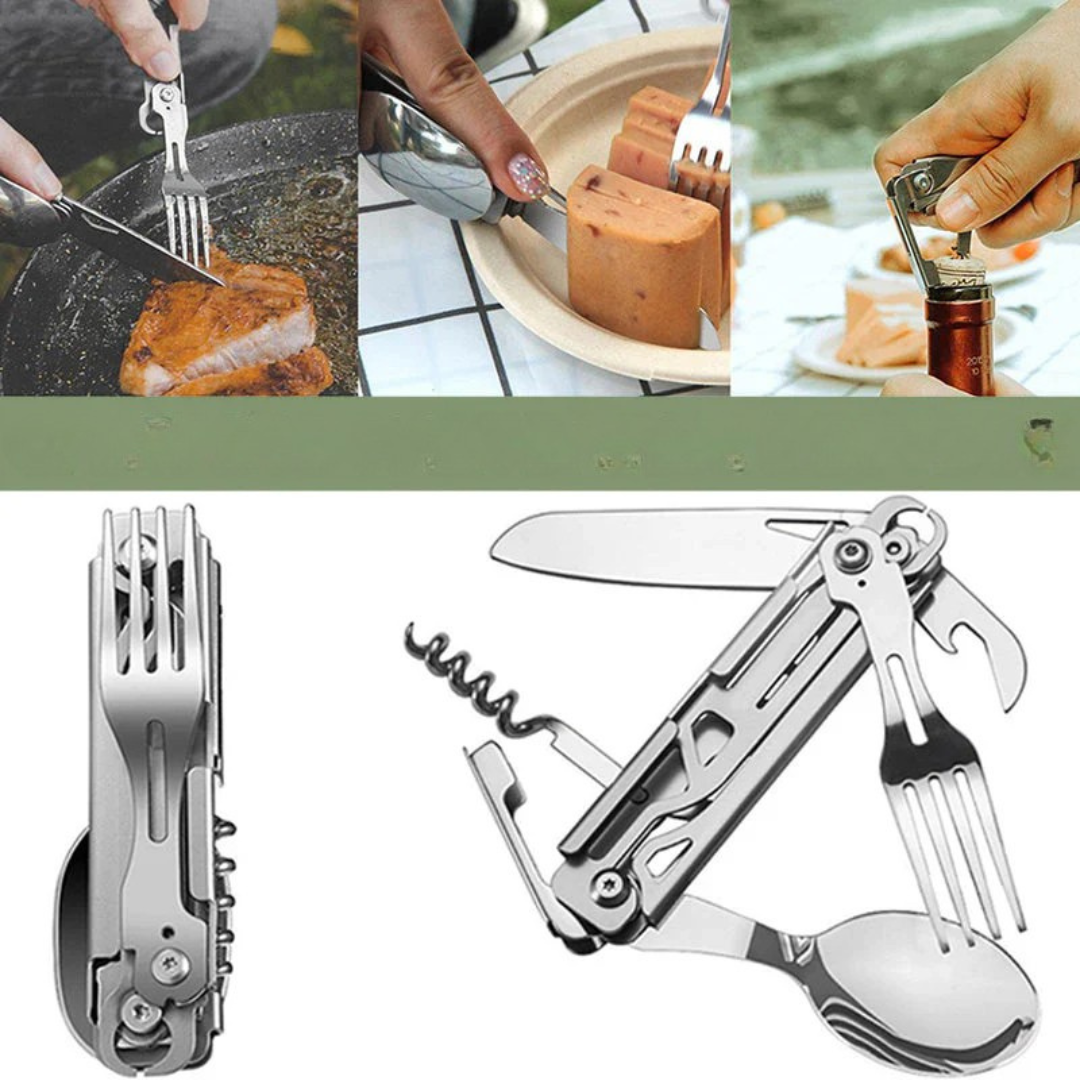 5 - In-1 Multifunctional Camping Tool Set