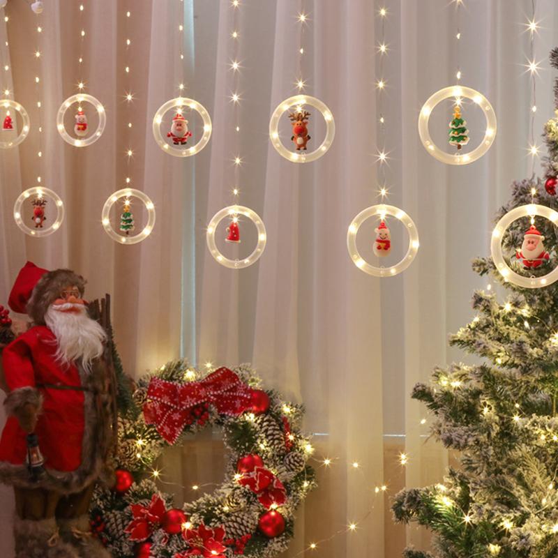 Christmas Curtain Light Chain - Festive Atmosphere for Your Home!