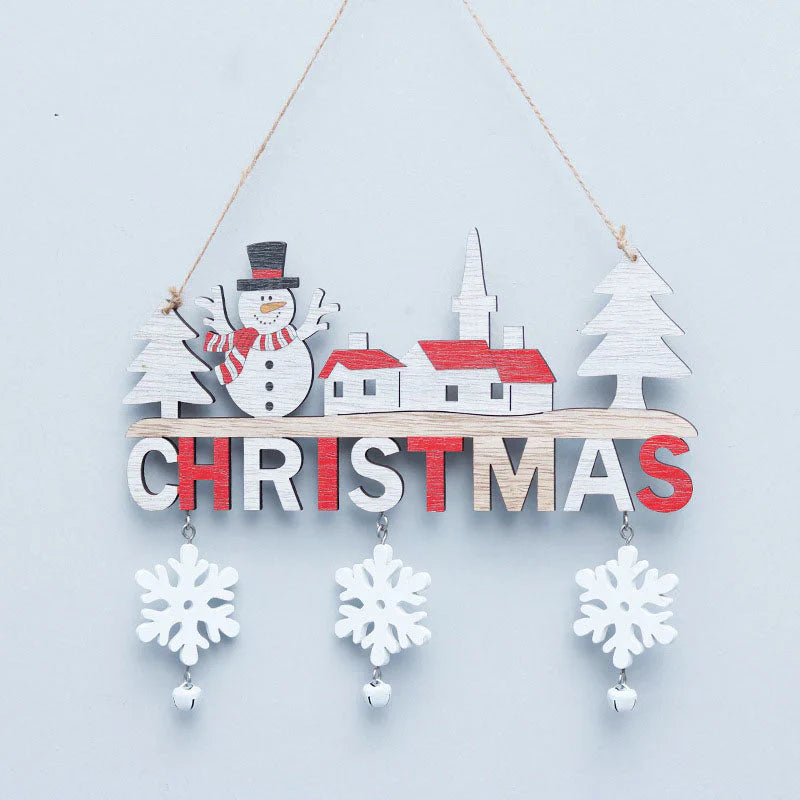 Creative Christmas Wall Decorations Made of Wood - Festive Atmosphere for Your Home