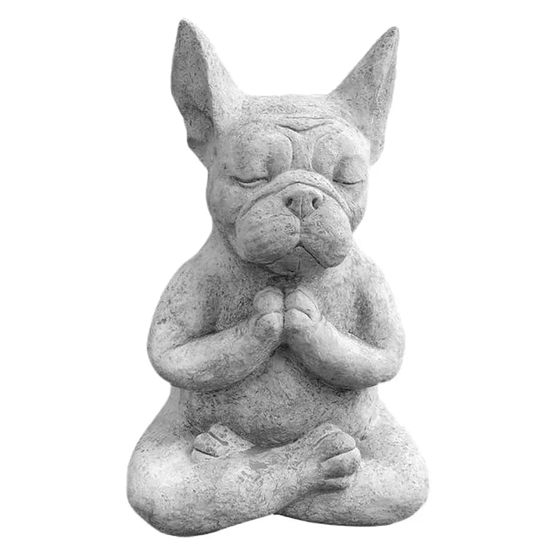 Zen Dog Garden Figure - Harmony and Relaxation for Your Home