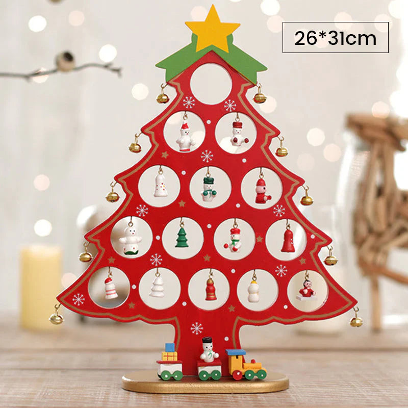 Diy Wooden Christmas Tree Set - Design Your Own Festive Tree