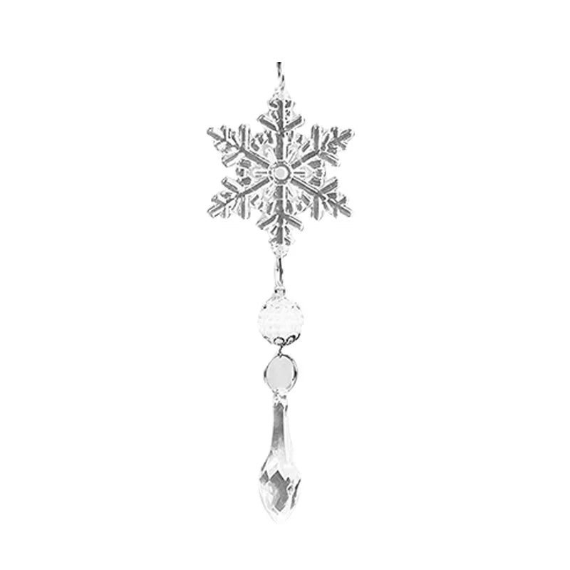 Crystal Snowflakes Christmas Tree Decorations