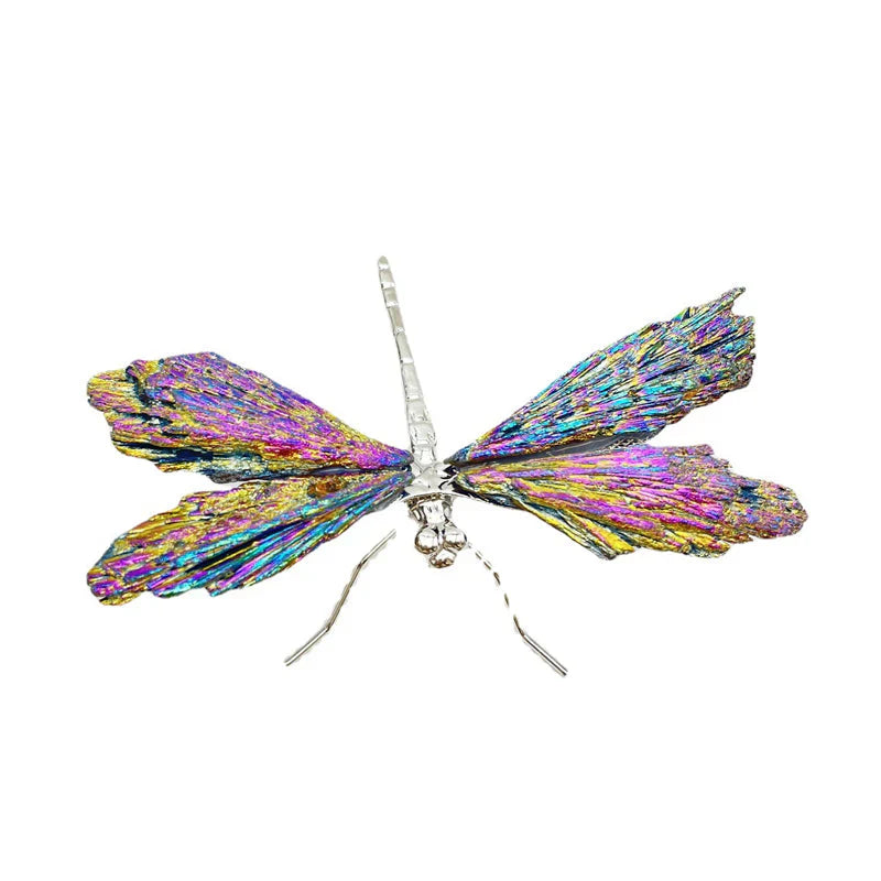 Colourful Crystal Dragonfly Decoration