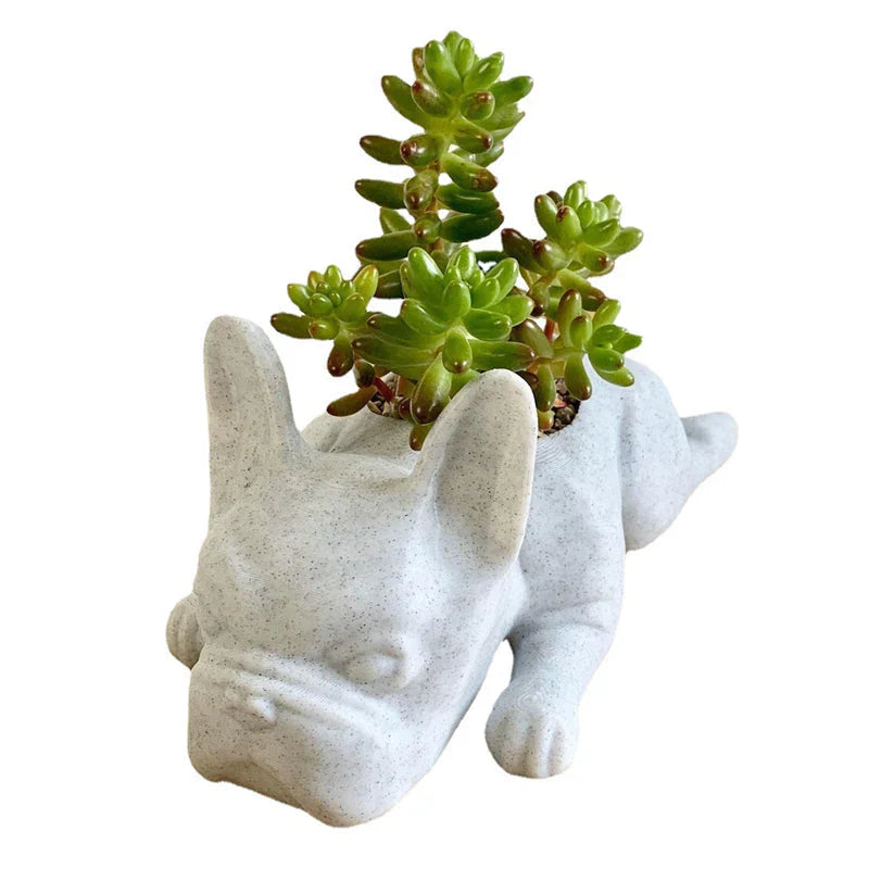 Zen Dog Garden Figure - Harmony and Relaxation for Your Home