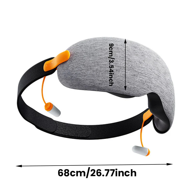 Sleepease Eye Mask with Integrated Earplugs