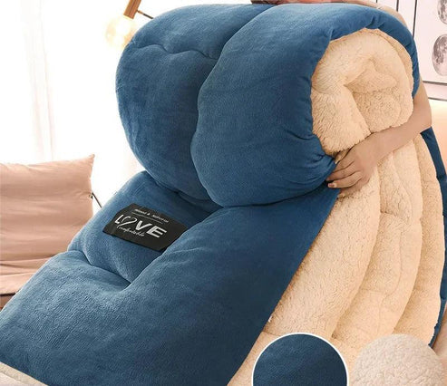 Premium Cosy Winter Blanket with Double Layer of Flannel Fleece