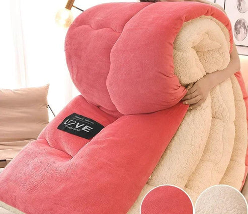 Premium Cosy Winter Blanket with Double Layer of Flannel Fleece