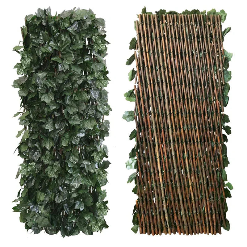 Flexible Privacy Fence with a Climbing Plant Look