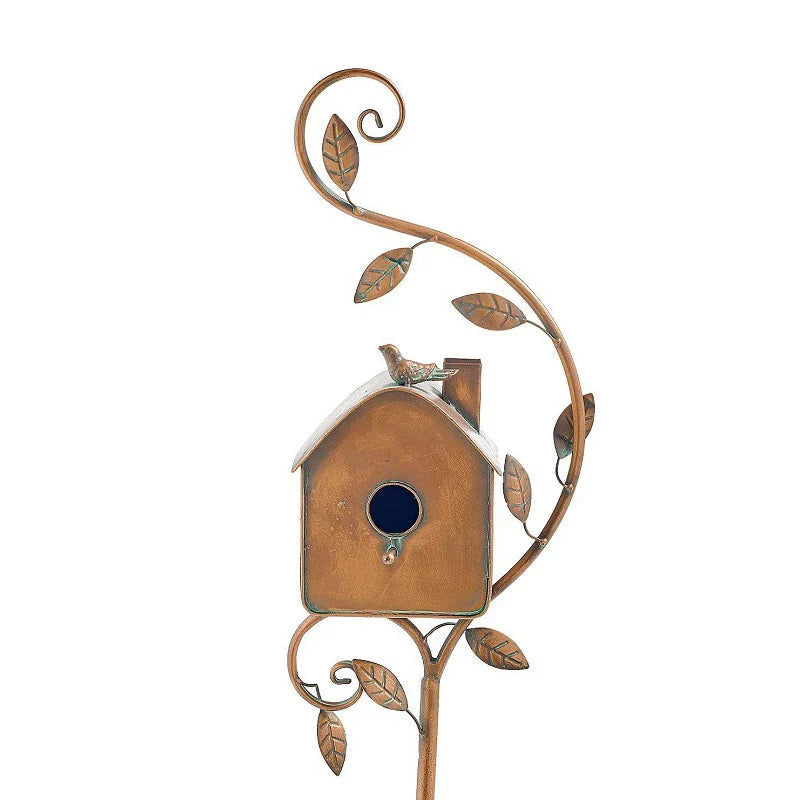 Metal Bird House for the Garden - Decorative & Weatherproof