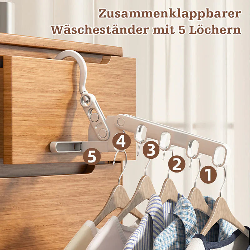 Foldable Travel Clothes Hanger for Space - Saving Storage
