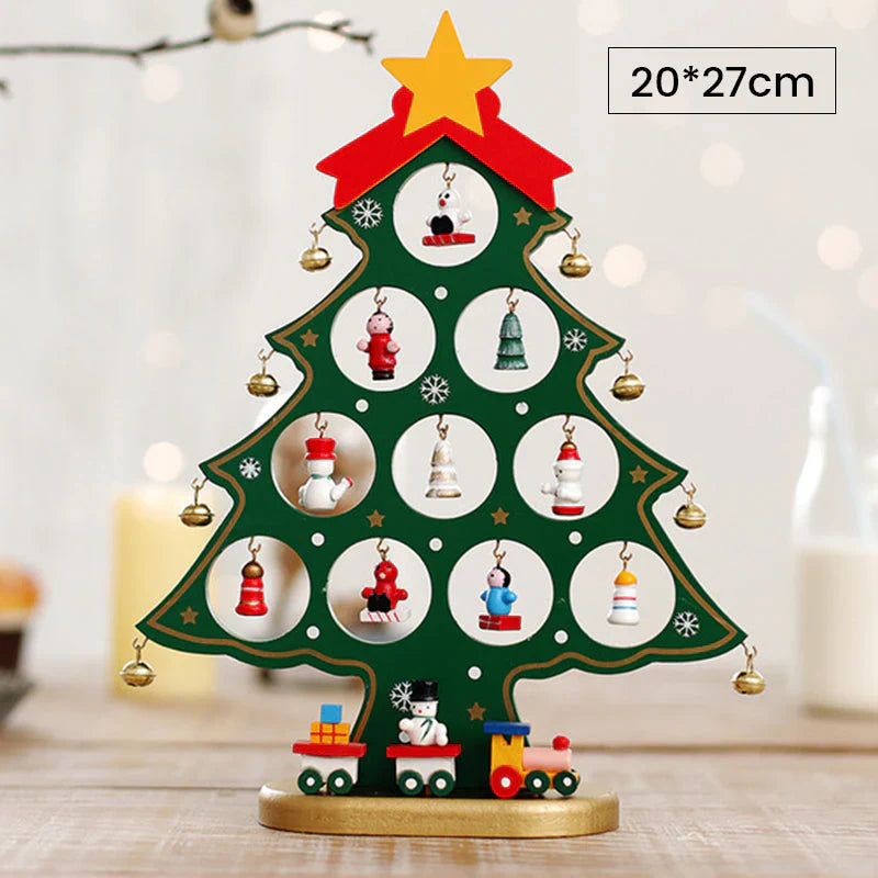 Diy Wooden Christmas Tree Set - Design Your Own Festive Tree