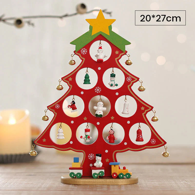 Diy Wooden Christmas Tree Set - Design Your Own Festive Tree