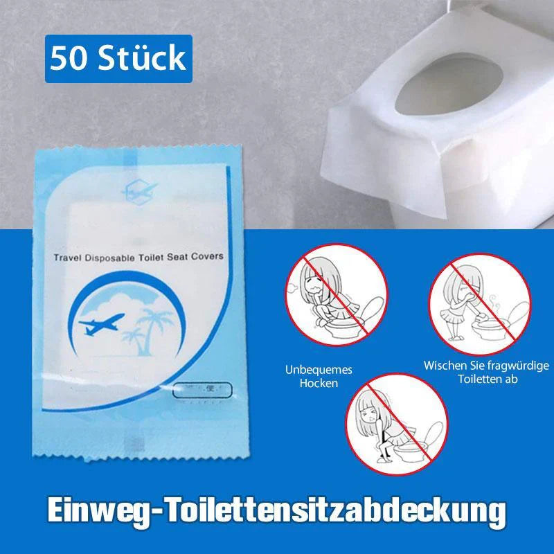 Disposable Toilet Seat Protectors (50 Pieces)