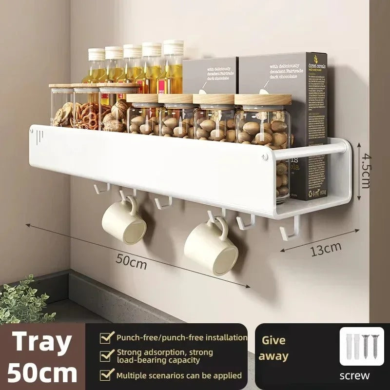 Self - Adhesive Wall Shelf - Practical Storage Without Drilling