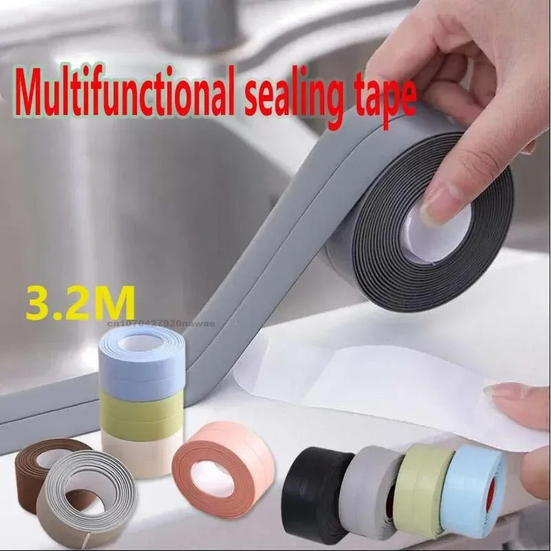 Self - Adhesive Sealing Tape - Protection and Cleanliness for Kitchen & Bathroom