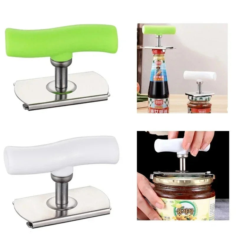 Universal Stainless Steel Can Opener - Adjustable for Any Size!