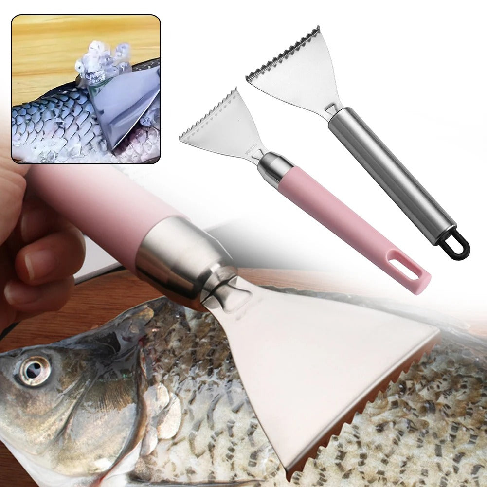 Stainless Steel Fish Scale Remover - Quick and Effortless Scale Removal