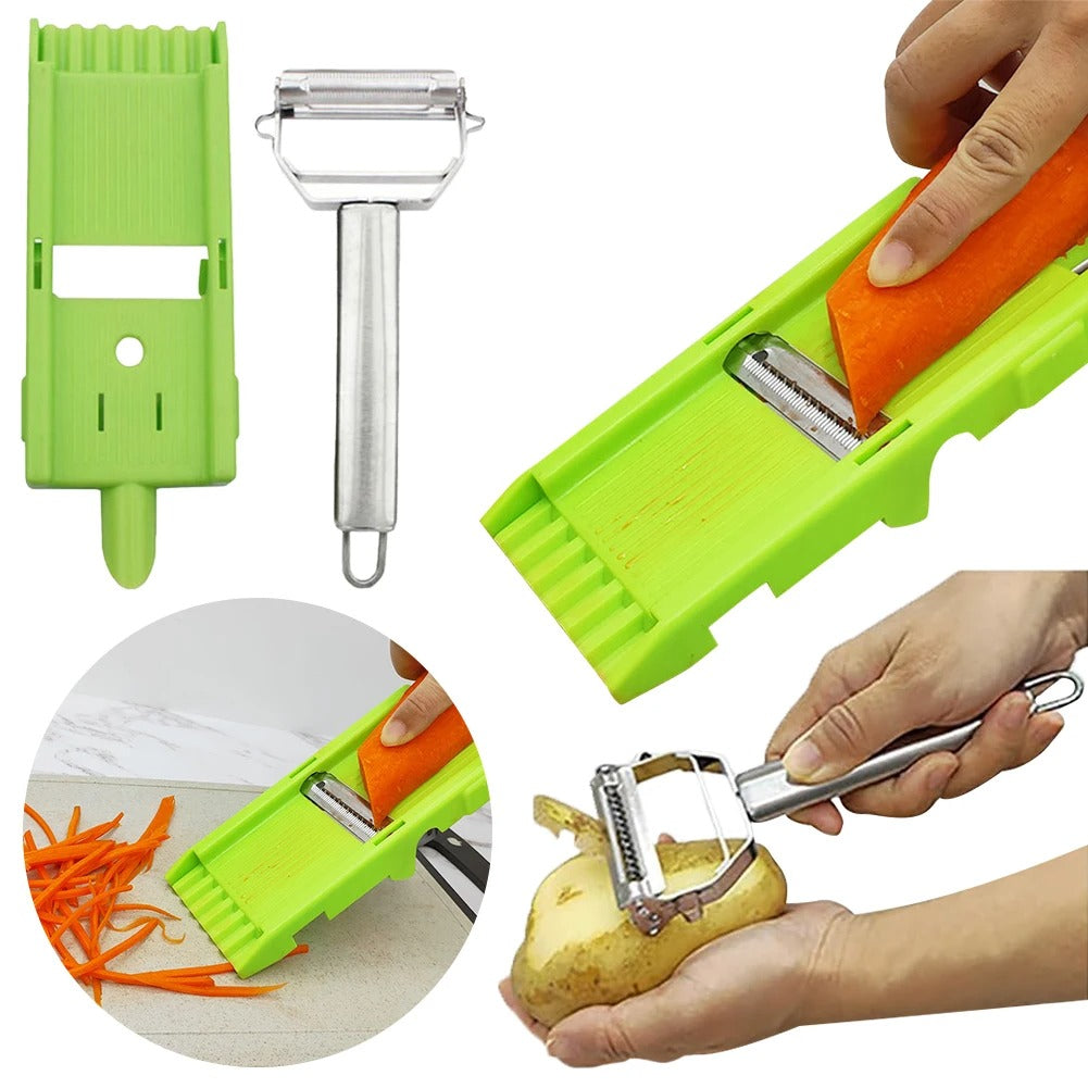 2 - In-1 Professional Peeler & Vegetable Slicer