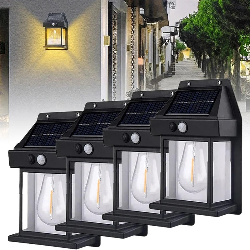 Solar Wall Light with Motion Sensor